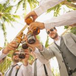 People Cheering with Wine Glasses